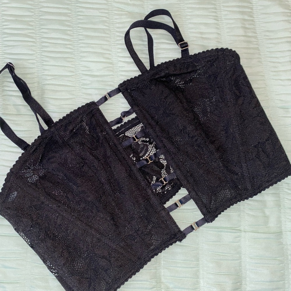 Elegant Black Lace Bralette
